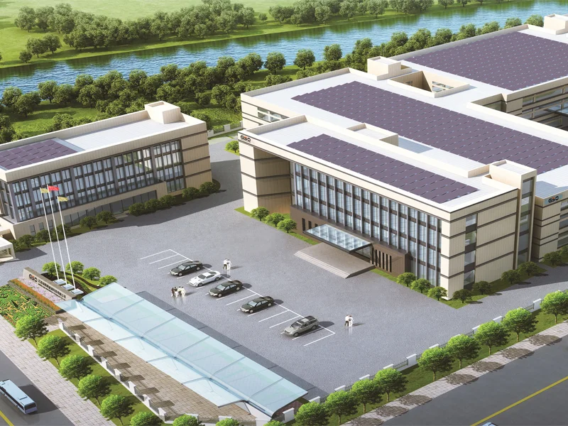 GSO manufacturing campus and solar roof