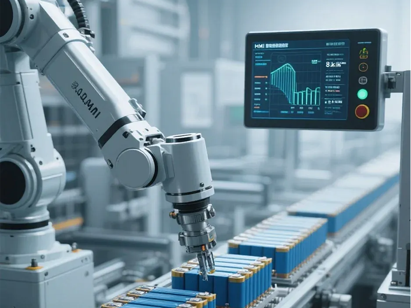 Automated battery production line