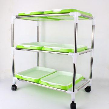 Indoor seedling frame with trays